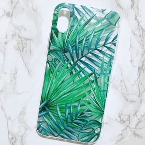 Tropical Palm-Print iPhone X Case